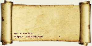 Kristina Kojo vizit kartica